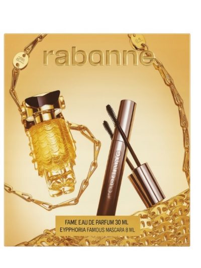 Paco Rabanne Zestaw Fame woda perfumowana spray 30ml + Eyephoria Famous tusz do rzęs 8ml