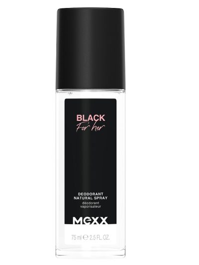 Mexx Black For Her dezodorant w naturalnym sprayu 75ml