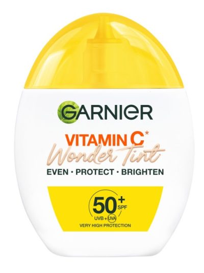 Garnier Vitamin C Wonder Tint lekki barwiący fluid do twarzy SPF50+ Jasny 40ml