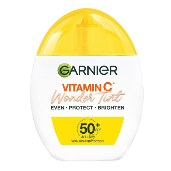 Garnier Vitamin C Wonder Tint lekki barwiący fluid do twarzy SPF50+ Jasny 40ml