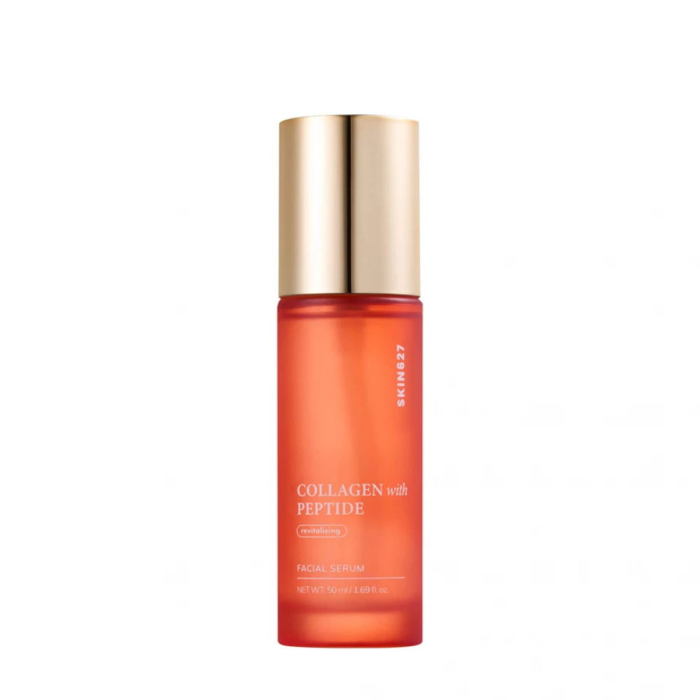 SKIN627 SKIN627 Collagen with Peptide przeciwstarzeniowe serum do twarzy 50ml — Składniki i ocena