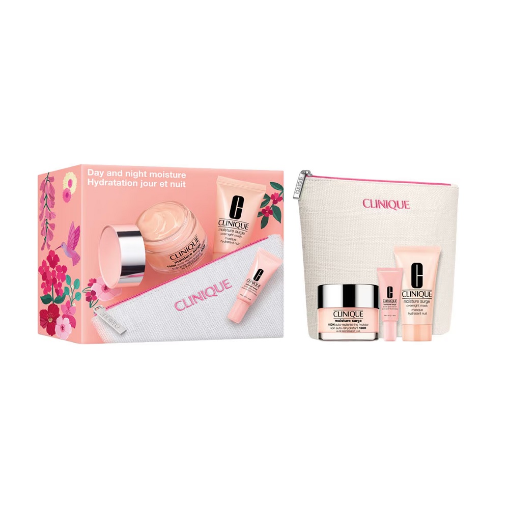 Clinique Clinique Day and Night Moisture zestaw żelowy krem do twarzy 50ml + maseczka intensywnie nawilżająca 30ml + serum do twarzy 5ml