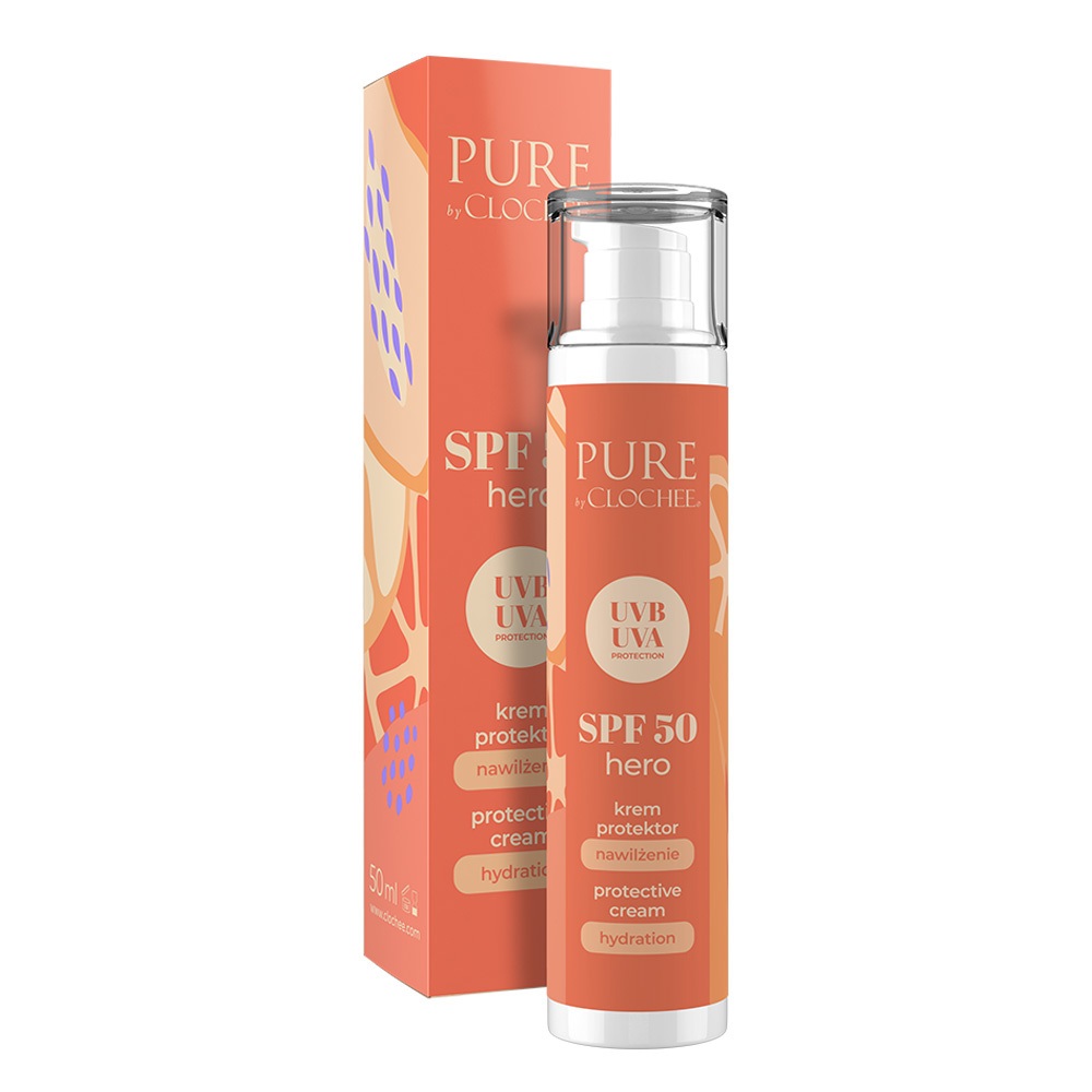 Clochee Clochee SPF 50 Hero krem protektor - nawilżenie 50ml — Inhaltsstoffe i ocena