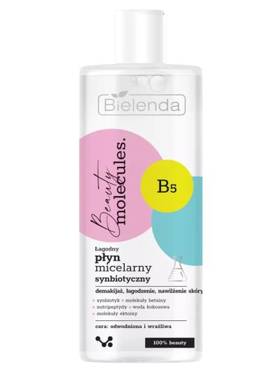 Bielenda Beauty Molecules łagodny synbiotyczny płyn micelarny 500ml