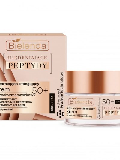 Bielenda Ujędrniające Peptydy 50+ ujędrniająco-liftingujący krem przeciwzmarszczkowy na dzień i noc 50ml
