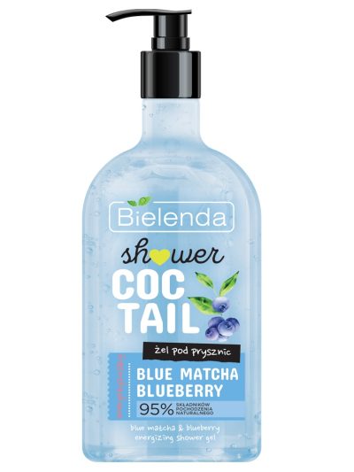 Bielenda Shower Cocktail energetyzujący żel pod prysznic Blue Matcha + Blueberry 400ml