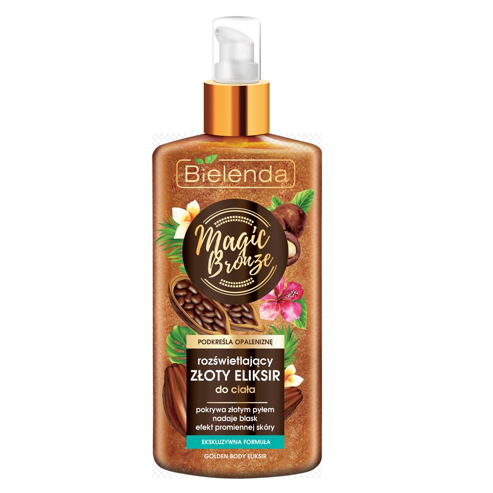 Bielenda Bielenda Magic Bronze rozświetlający złoty eliksir do ciała 150ml — Składniki i ocena