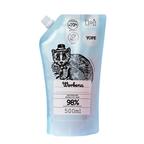 Yope Naturalne mydło w płynie refill Werbena 500ml