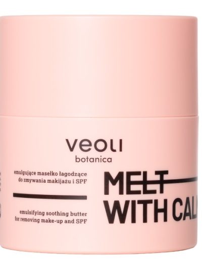 Veoli Botanica Melt With Calmness emulgujące masełko kojące do zmywania makijażu i SPF do skóry szczególnie wrażliwej 40g