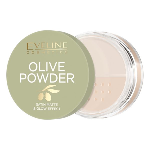 Eveline Cosmetics Olive Powder puder sypki z ekstraktem z liści i nasion oliwki 8g