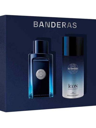 Antonio Banderas The Icon zestaw woda toaletowa spray 100ml + dezodorant spray 150ml