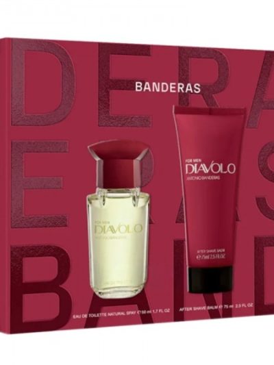Antonio Banderas Diavolo for Men zestaw woda toaletowa spray 50ml + balsam po goleniu 75ml