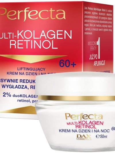 Perfecta Multi-Kolagen Retinol liftingujący krem na dzień i na noc 60+ 50ml