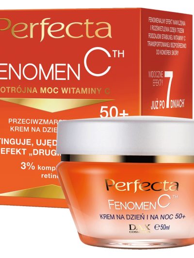 Perfecta Fenomen C przeciwzmarszczkowy krem do twarzy na dzień i na noc 50+ 50ml