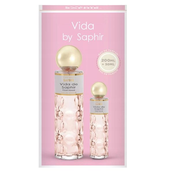 Vida de Saphir Pour Femme zestaw woda perfumowana spray 200ml + woda perfumowana spray 30ml