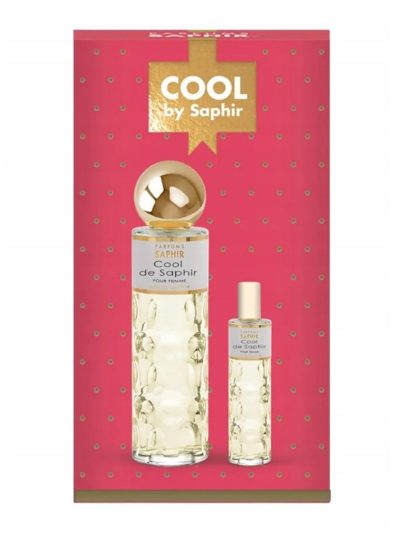 Cool de Saphir Pour Femme zestaw woda perfumowana spray 200ml + woda perfumowana spray 30ml