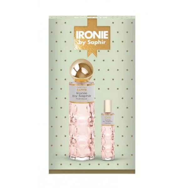 Saphir Ironie Pour Femme zestaw woda perfumowana spray 200ml + woda perfumowana spray 30ml