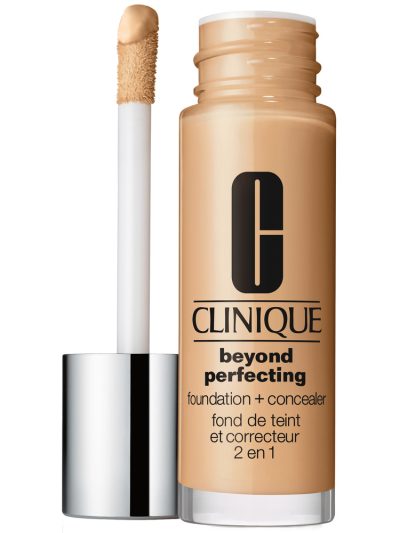 Clinique Beyond Perfecting Foundation + Concealer silnie kryjący podkład i korektor w jednym 6.5 Buttermilk 30ml