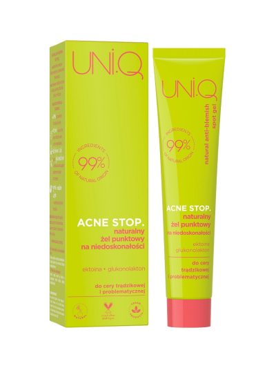 UNI.Q Acne Stop. naturalny żel punktowy na niedoskonałości 20ml