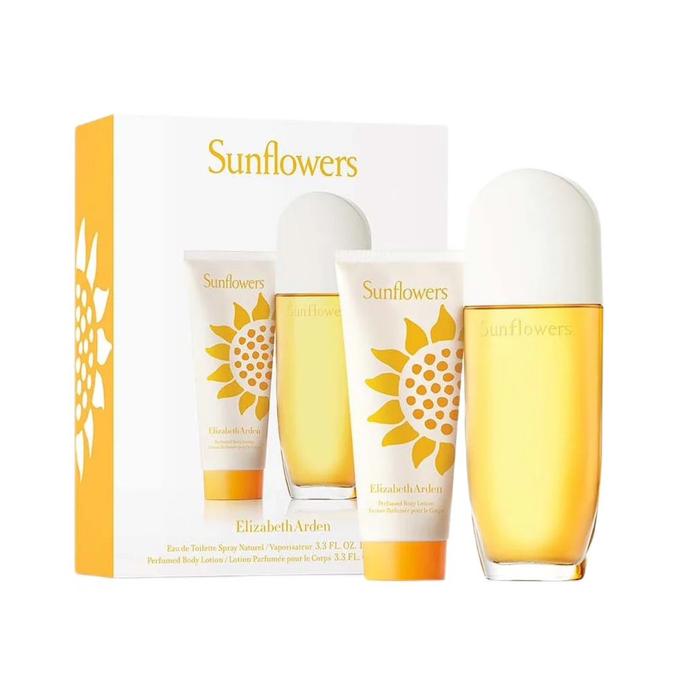 elizabeth arden sunflowers woda toaletowa 100 ml   zestaw  