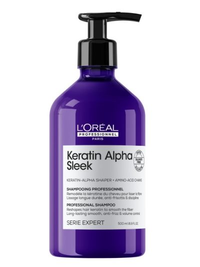 L'Oreal Professionnel Serie Expert Keratin Alpha Sleek szampon wygładzający 500ml