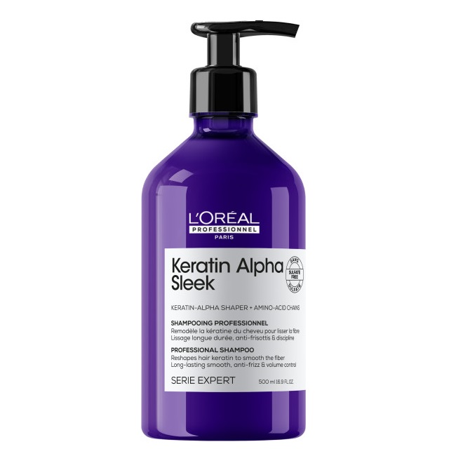 L'Oreal Professionnel L'Oreal Professionnel Serie Expert Keratin Alpha Sleek Shampoo glättend 500ml