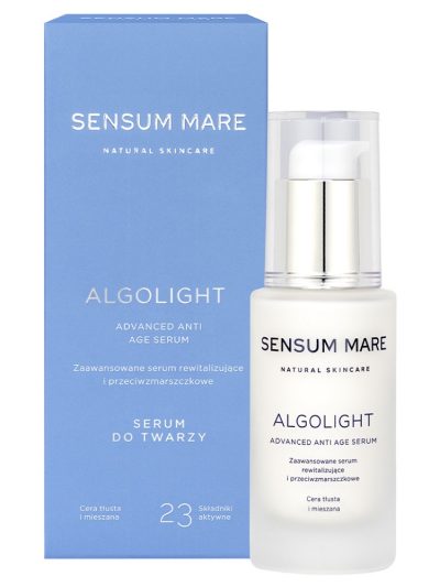 Sensum Mare Algolight zaawansowane serum rewitalizujące i przeciwzmarszczkowe cera mieszana i tłusta 35ml