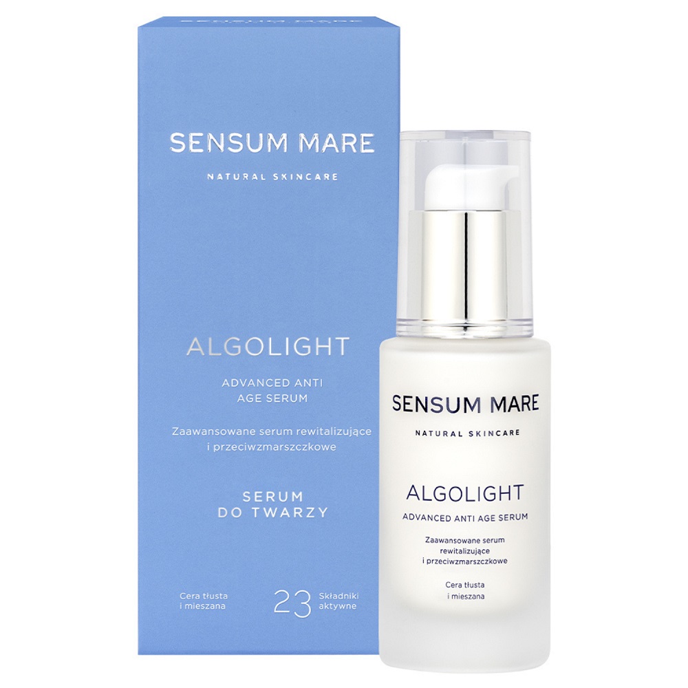 Sensum Mare Sensum Mare Algolight zaawansowane serum rewitalizujące i przeciwzmarszczkowe cera mieszana i tłusta 35ml — Składniki i ocena