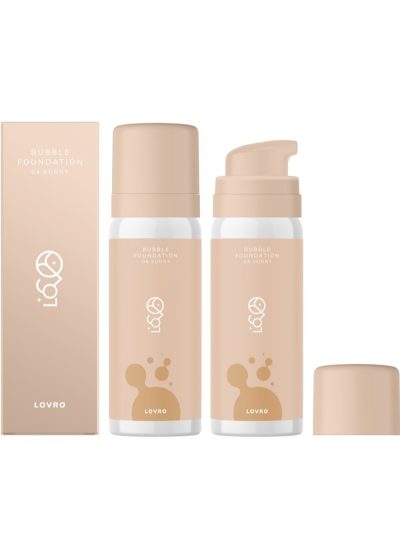 LOVRO Bubble Foundation podkład o napowietrzonej rozświetlającej formule 04 Sunny 50ml