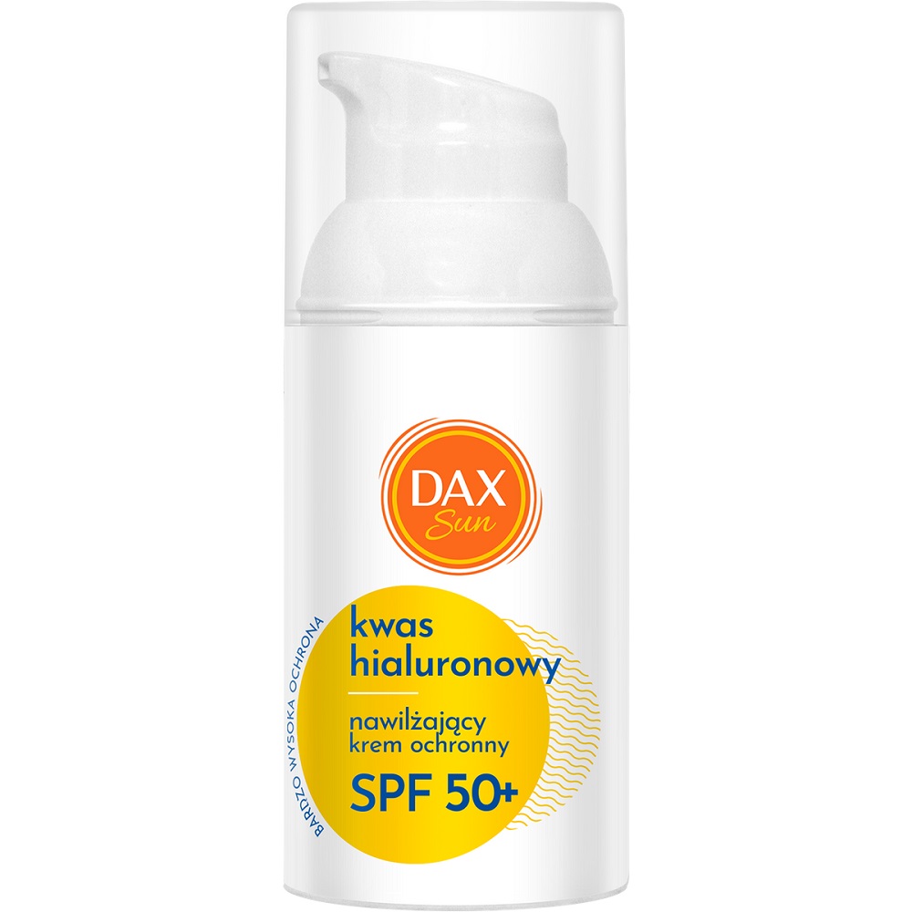Dax Sun Dax Sun Nawilżający krem ochronny z kwasem hialuronowym SPF50+ 30ml — Inhaltsstoffe i ocena