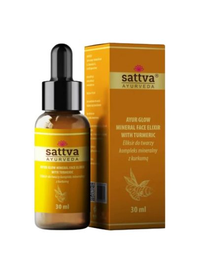 Sattva Ayur Glow serum do twarzy z kurkumą i kompleksem mineralnym 30ml
