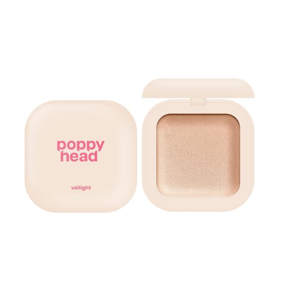 Poppy Head Veilight wypiekany rozświetlający puder do twarzy 02 Sunlit Aura 12g
