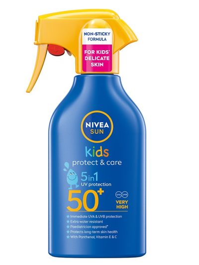Nivea Sun Kids Protect & Care spray do opalania dla dzieci z bardzo wysoką ochroną SPF50+ 250ml