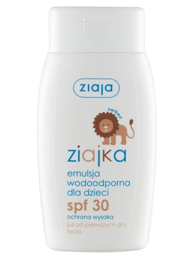 Ziaja Ziajka emulsja wodoodporna do twarzy i ciała dla dzieci SPF30 125ml