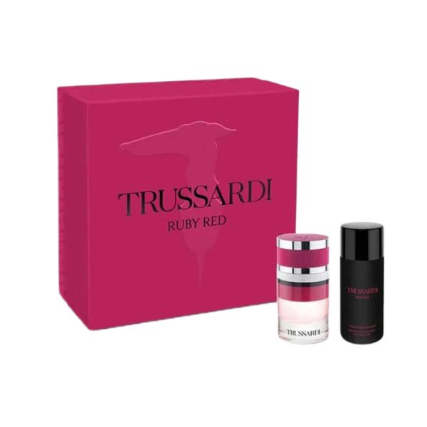 Trussardi Ruby Red zestaw woda perfumowana spray 60ml + balsam do ciała 125ml