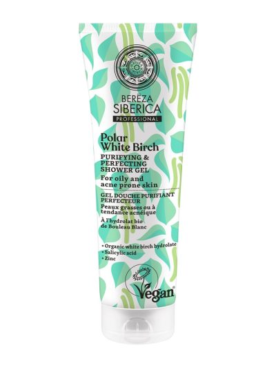 Natura Siberica Bereza Siberica oczyszczający żel pod prysznic do skóry tłustej oraz z tendencją do powstawania trądziku 200ml