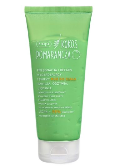 Ziaja Kokos Pomarańcza wygładzający i świeży mus do ciała 200ml