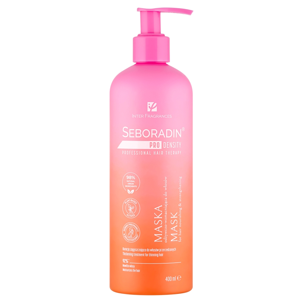 SEBORADIN SEBORADIN Pro Density Haarmaske 400ml — Inhaltsstoffe und Bewertung