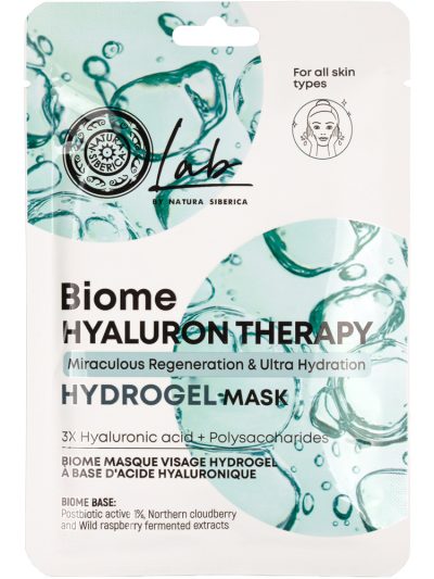 Natura Siberica Lab Biome Hyaluron Therapy hydrożelowa maska regenerująco-nawilżająca 30g