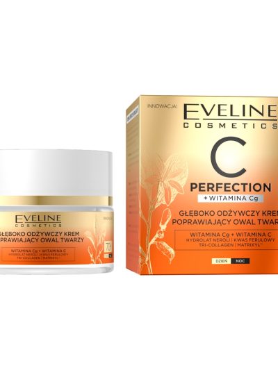 Eveline Cosmetics C-Perfection głęboko odżywczy krem poprawiający owal twarzy 70+ 50ml