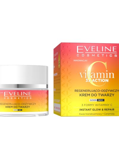 Eveline Cosmetics Vitamin C 3x Action regenerująco-odżywczy krem do twarzy 50ml