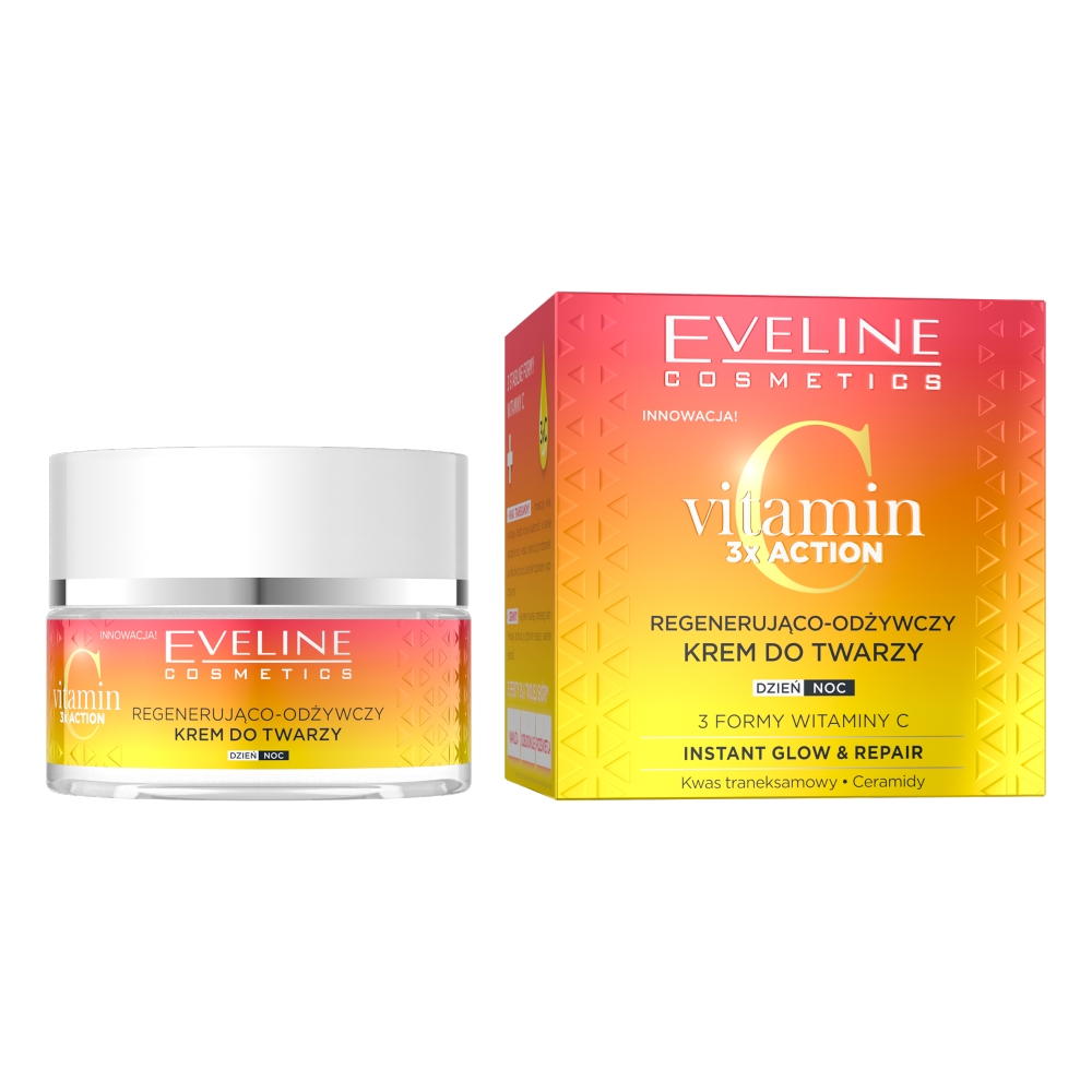 Eveline Cosmetics Eveline Cosmetics Vitamin C 3x Action regenerująco-odżywczy krem do twarzy 50ml