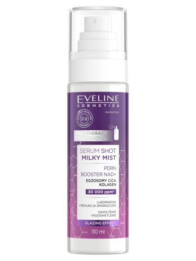 Eveline Cosmetics Serum Shot mleczna mgiełka PDRN Booster NAD+ 110ml