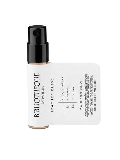 Bibliotheque de Parfum Leather Bliss woda perfumowana spray próbka 2ml