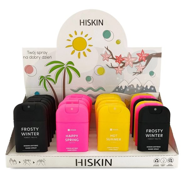 HiSkin Hot Summer Stand ekspozycyjny Mix 24x30ml