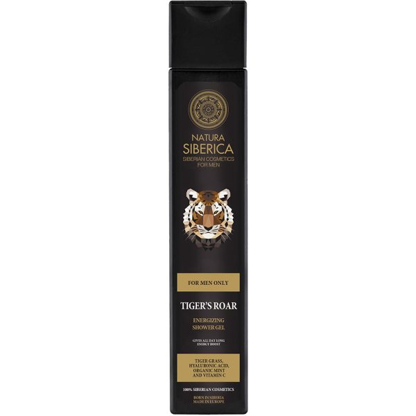 Natura Siberica Men naturalny energetyzujący żel pod prysznic Ryk Tygrysa 250ml
