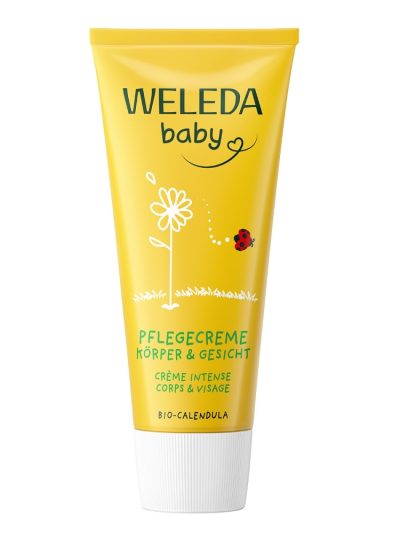 Weleda Baby krem do ciała i twarzy dla niemowląt z nagietkiem lekarskim 75ml