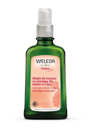 Weleda Mama olejek do masażu na rozstępy dla kobiet w ciąży 100ml