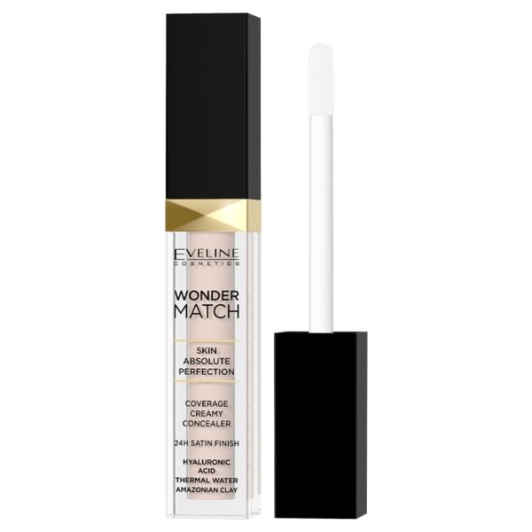 Eveline Cosmetics Wonder Match kryjący korektor w płynie 00 Ivory 7ml
