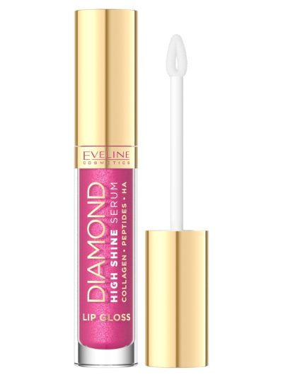 Eveline Cosmetics Diamond High Shine Serum błyszczyk-serum do ust 19 Fuchsia 5ml